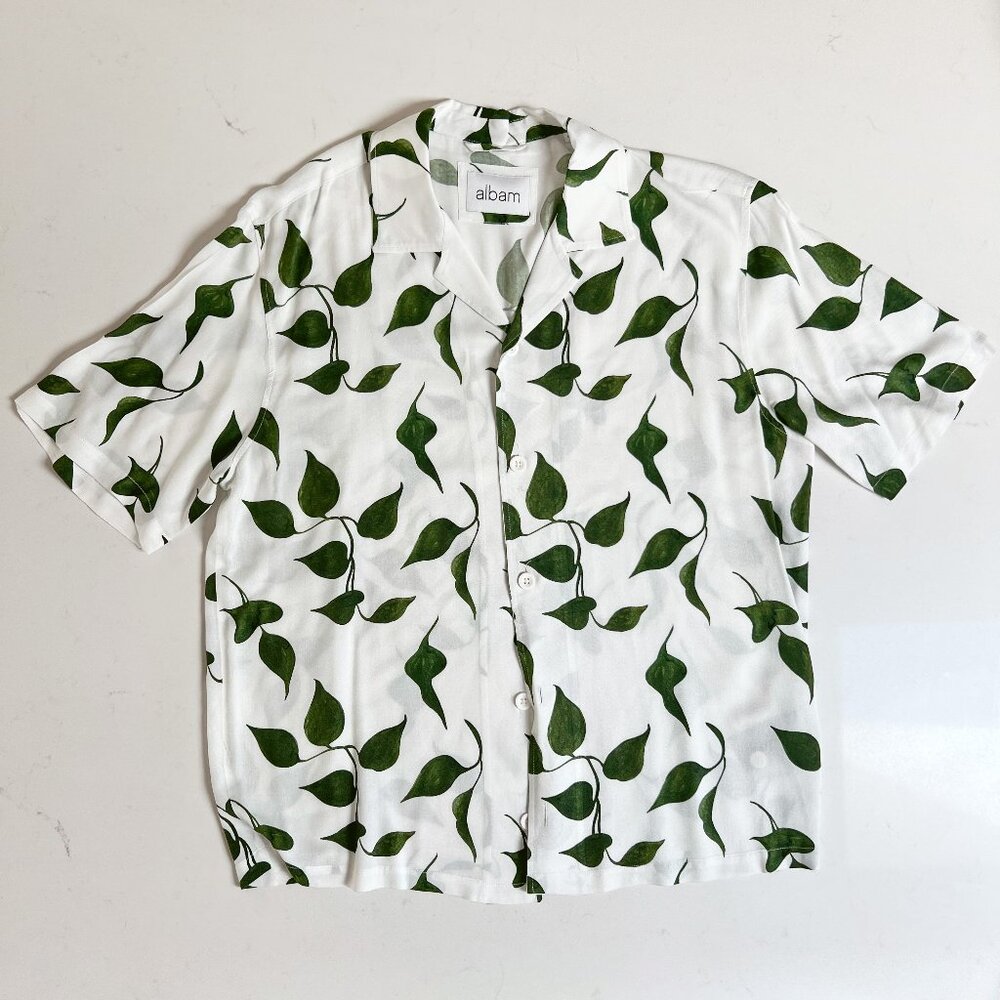 Albam Shirt Leaf Pattern